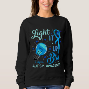 Rd Light It Up Blue Autism Awareness Kids Men Wome Sweatshirt