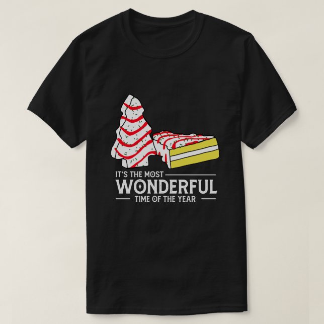 RD Little Tis' The Season Christmas Tree Cakes Deb T-Shirt (Design Front)