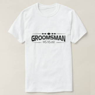RD Personalised Bachelor Party Shirts, Groomsman T-Shirt