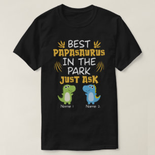 RD Personalised Best Papasaurus In The Park T-Shirt