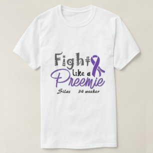 RD Personalised Fight Like A Preemie Shirt