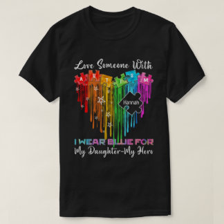 RD Personalised Love Someone With Autism T-Shirt