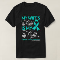 RD Personalised Ovarian Cancer Shirt, Cancer Fight