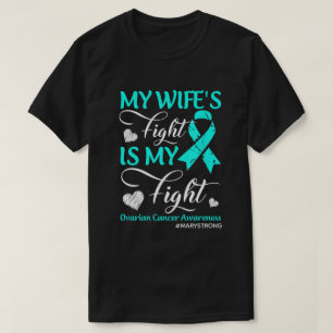 RD Personalized Ovarian Cancer Shirt, Cancer Fight T-Shirt