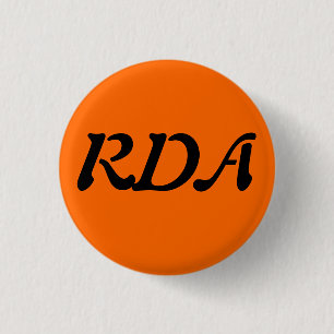 RDA Forum 3 Cm Round Badge