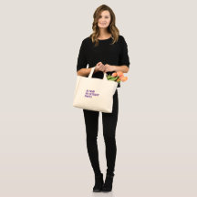 RDH and Therapist gift tote bag- dental purple
