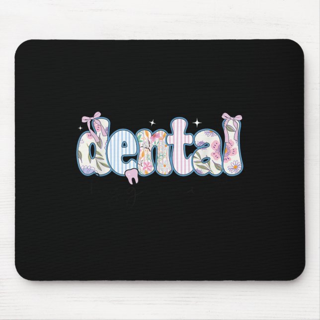 Rdh Registered Dental Hygienist  Mouse Mat (Front)