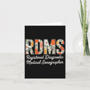 Rdms Registered Diagnostic Medical Sonographer Ult Card