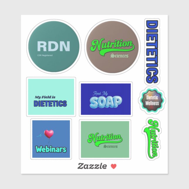 RDN Stickers - Variety Page 3 + SOAP (Sheet)