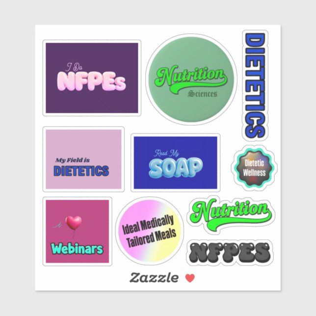 RDN Stickers - Variety Page 4 + SOAP  (Sheet)