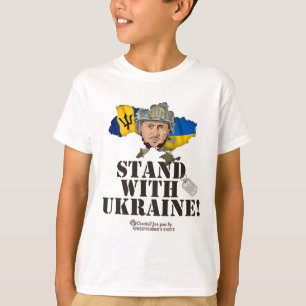 Rdos Stand With Ukraine Zelensky Flag Rdos T-Shirt