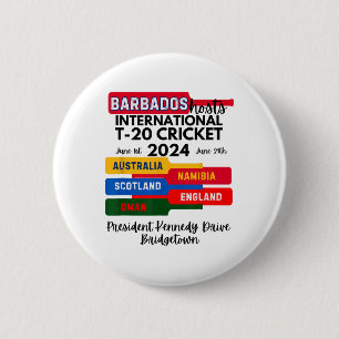 Rdos T-20 International Cricket  6 Cm Round Badge