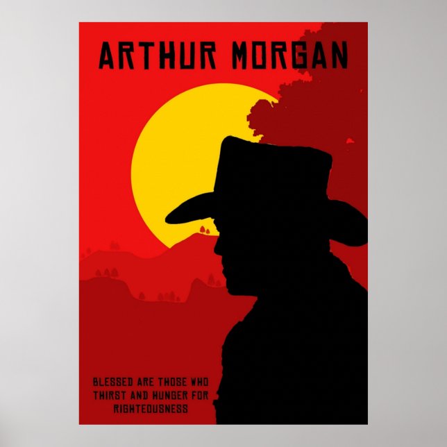 Rdr2 Arthur Morgan Poster (Front)