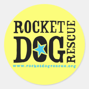 RDR Logo (blk/blue) Classic Round Sticker