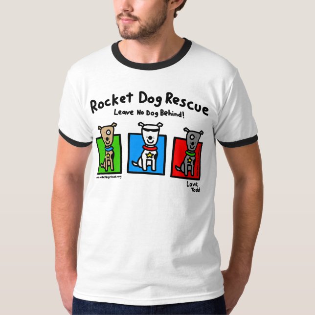 RDR - Todd Parr (3 Dogs - front only) T-Shirt (Front)