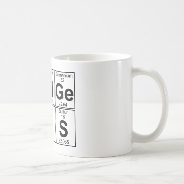 Re-Al-Ge-Ni-U-S (real genius) - Full Coffee Mug (Right)