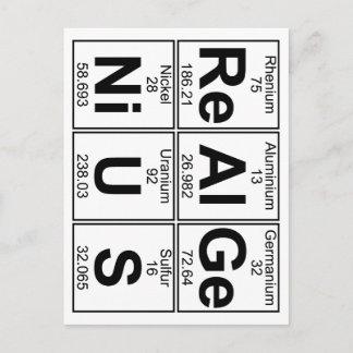 Re-Al-Ge-Ni-U-S (real genius) - Full Postcard