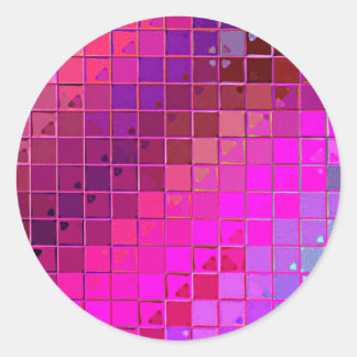 Re-Created Fired Clay by Robert S. Lee Classic Round Sticker