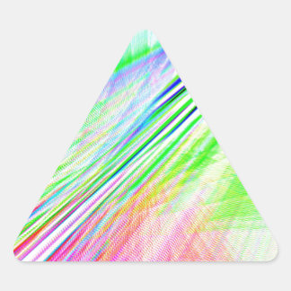 Re-Created Supernova by Robert S. Lee Triangle Sticker