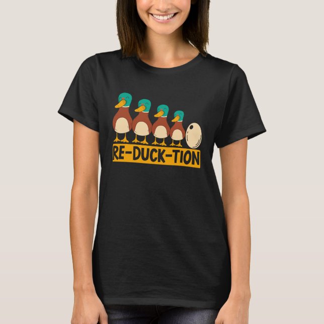 Re Duck Tion Duck Whisperer Duckling Bird Waterfow T-Shirt (Front)