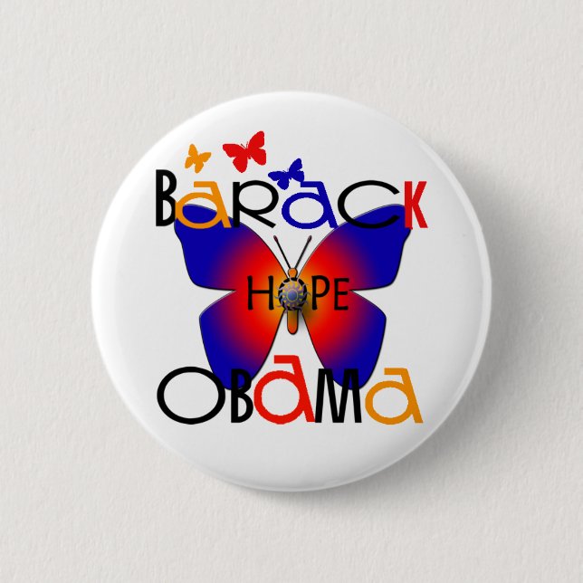 Re Elect Barack Obama 2012 6 Cm Round Badge (Front)
