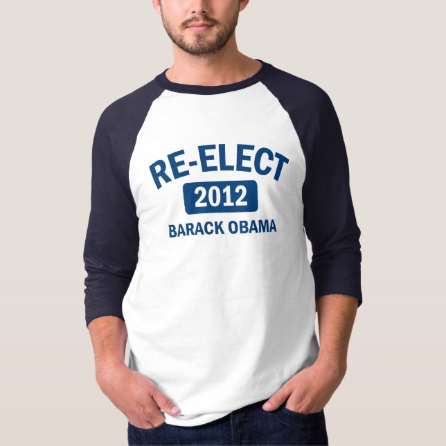 Re-Elect Barack Obama 2012 Athletic Shirt (Front)