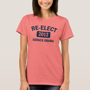 Re-Elect Barack Obama 2012 Ringer Shirt