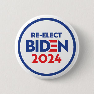 Re-Elect Biden 6 Cm Round Badge