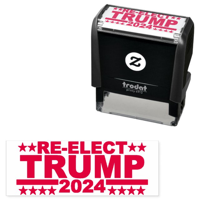 RE-ELECT DONALD TRUMP 2024 STAMP (In Situ)