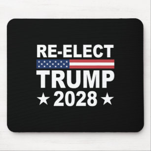 Re-elect Donald Trump 2028 Republican Us Election Mouse Mat