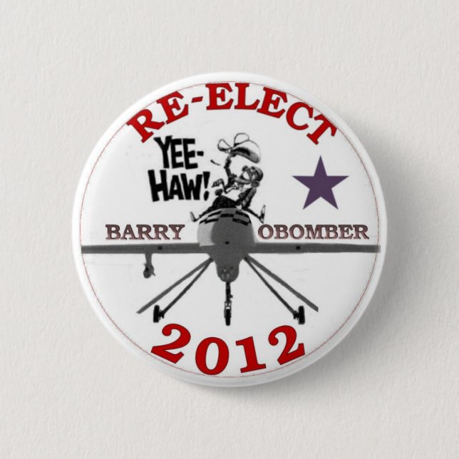 Re-Elect Obama 2012 6 Cm Round Badge (Front)