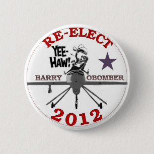 Re-Elect Obama 2012 6 Cm Round Badge
