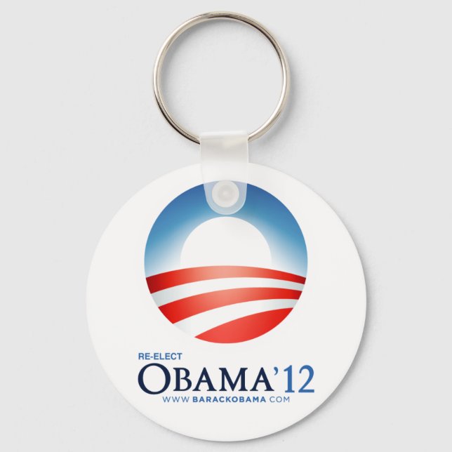 Re-Elect Obama 2012 Key Ring (Front)