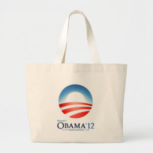 Re-Elect Obama 2012 Large Tote Bag