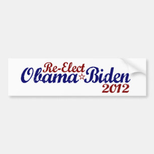 Re-Elect Obama Biden 2012 Bumper Sticker