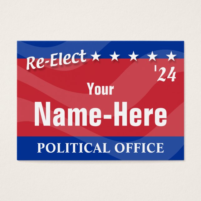 RE-ELECT - Political Campaign (Front)