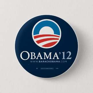 Re-Elect President Barack Obama 2012 6 Cm Round Badge
