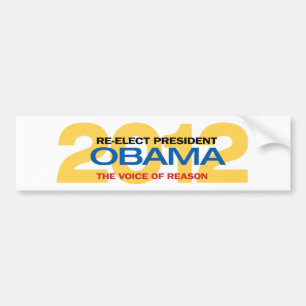 Re-elect President Obama Bumper Sticker