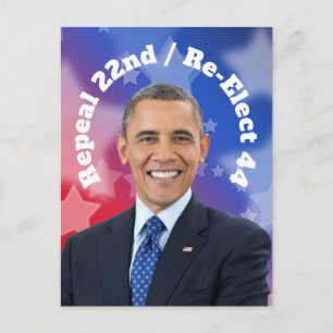Re-Elect President Obama Postcard