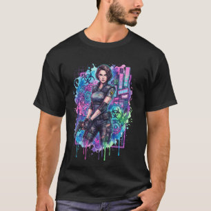 RE Jill Valentine Beretta Lockpick Zombie Outbreak T-Shirt