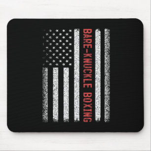 Re-knuckle Boxing American Flag 4th Of July Women Mouse Mat