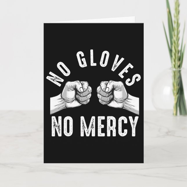 Re Knuckle Boxing Men Fist Fighting Knuckle Fighte Card (Front)