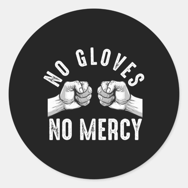 Re Knuckle Boxing Men Fist Fighting Knuckle Fighte Classic Round Sticker (Front)