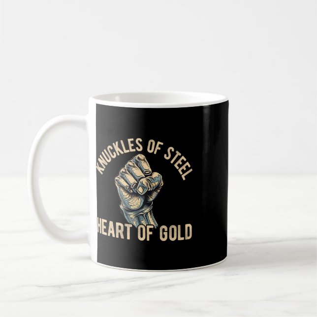Re Knuckle Boxing Men Fist Fighting Knuckle Fighte Coffee Mug (Left)