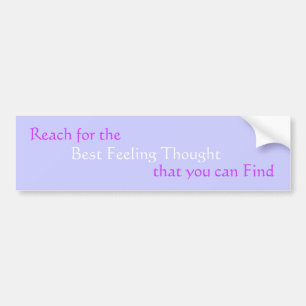 Reach bumper sticker