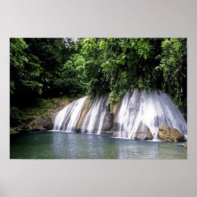 Reach Falls, Port Antonio, Jamaica Poster (Front)