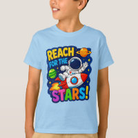 🚀 Reach For The Stars Astronaut Kid Gift ⭐