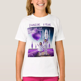 Reach for the stars, birthday superstar, astronot  T-Shirt