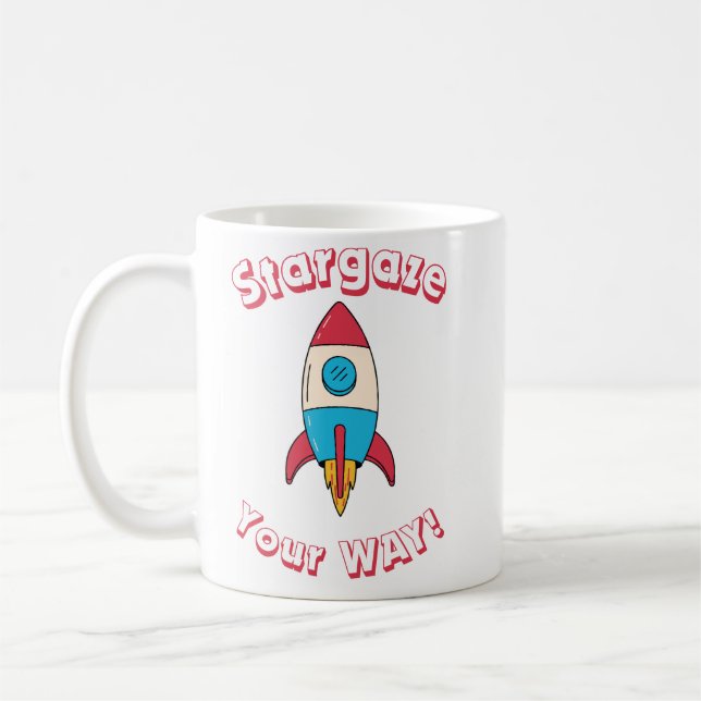 Reach for the Stars Coffee Mug (Left)