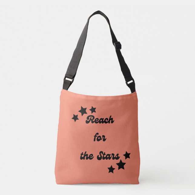 Reach for the Stars  Crossbody Bag (Front)